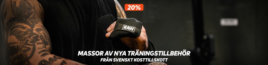 Utvalda trningstillbehr - 20%